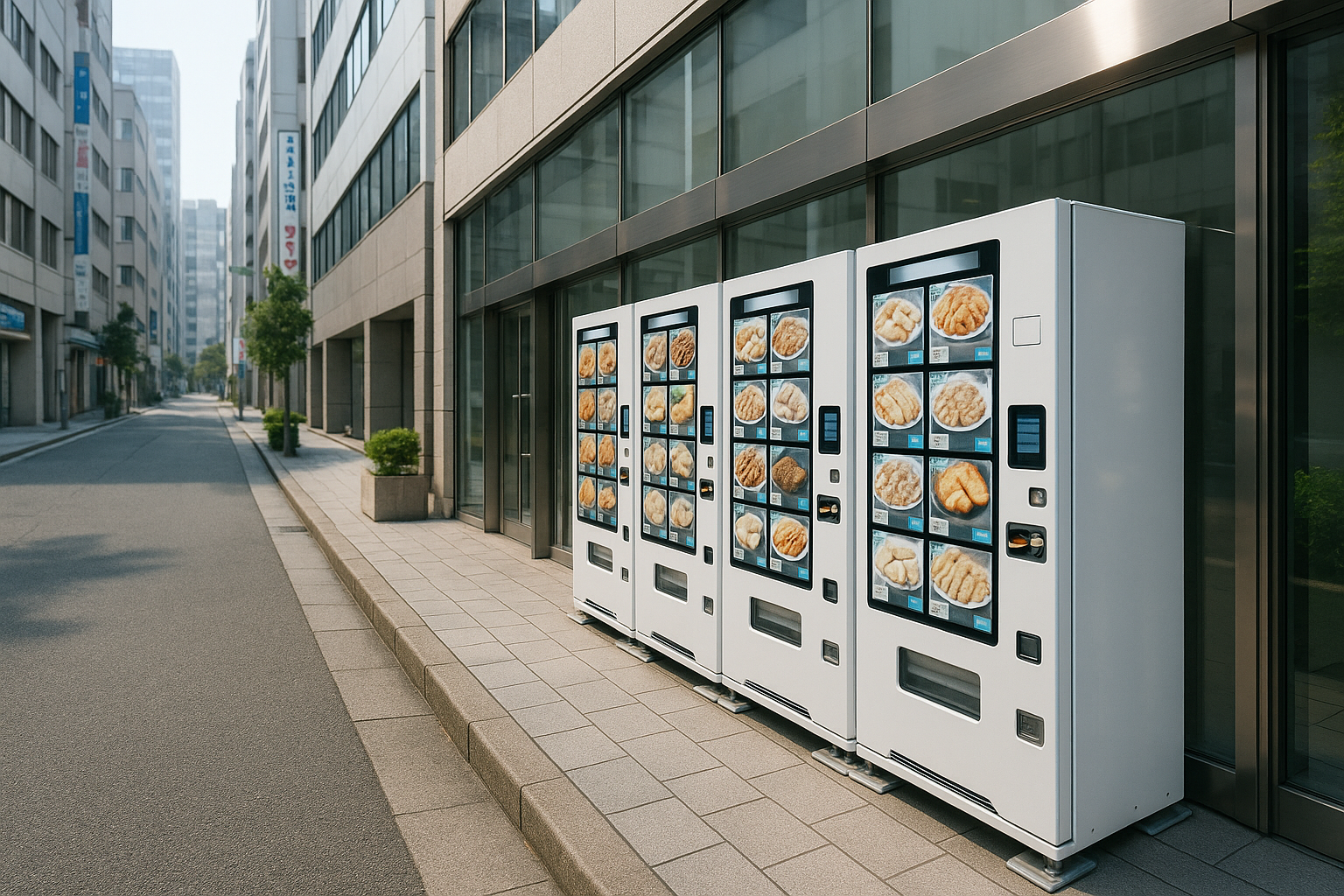 東京オフィス街における冷凍自販機導入の効果と課題